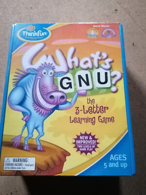 What`s Gnu | englisches Brettspiel Kinderspiel Gesellschaftsspiel Denken
