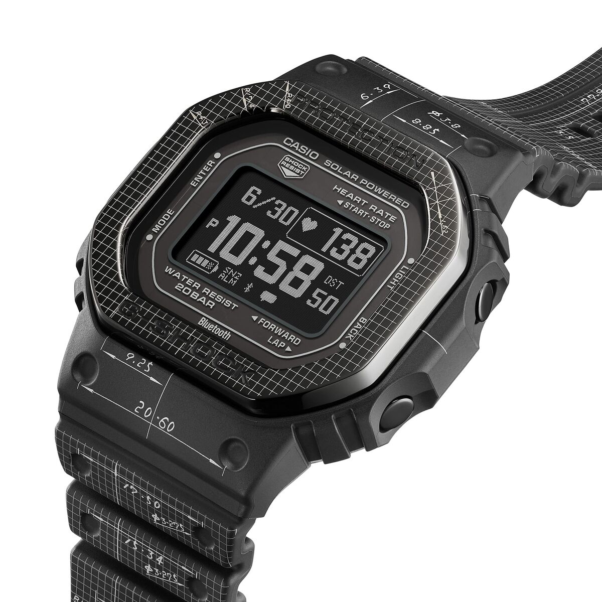 CASIO G-SHOCK DW-H5600EX-1JR G-SQUAD Limited Model Bluetooth GPS Solar Watch