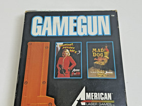 RARE Panasonic 3DO American Laser Games GameGun Light Gun w/ Orig Box & Insert