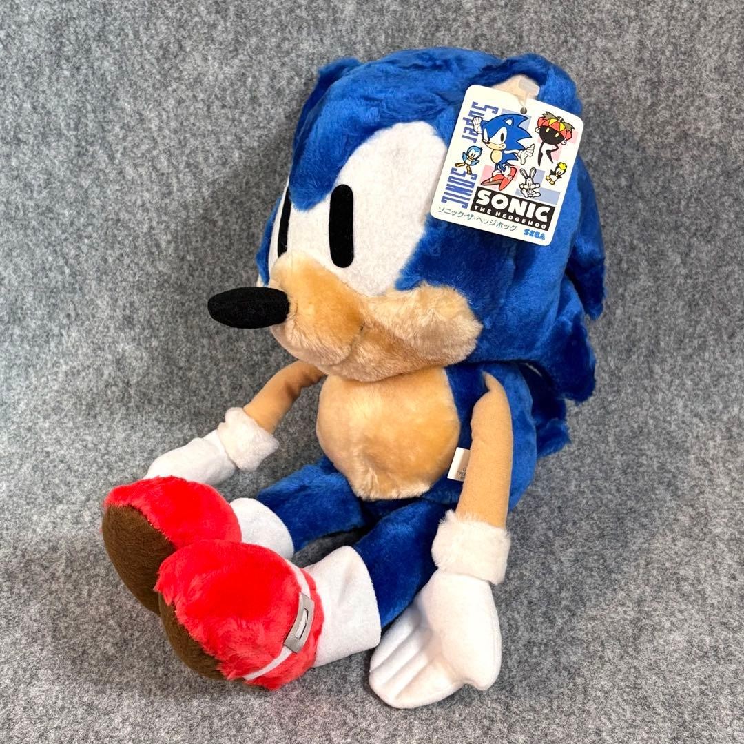 Sonic the Hedgehog Plush 1991 SEGA Vintage Rare Collector Retro Game Japan 40cm
