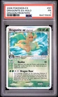 2006 POKEMON EX DRAGON FRONTIERS #91 DRAGONITE EX-HOLO PSA 1