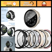 6 Pack Hard PC Screen Protector Case for Pixel Watch 5/4 45mm - Durable, Scratch
