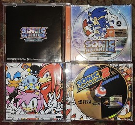 JP Sonic Adventure International And Sonic Adventure 2 Sega Dreamcast US SELLER