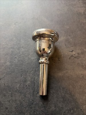 Schilke 52 Trombone Mouthpiece, Small Shank, Silver-Plated. See Pics For Rim