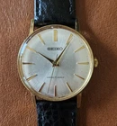 Vintage 1960s Seiko 66-9990 SGP Gold Plated 17J Manual Wind Dress Watch Runs