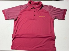 Antigua Washington Commanders Men's Nova Polo Shirt Burgundy - Size Medium