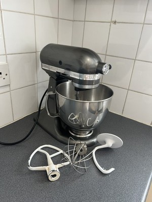Kitchenaid 4,8L Metallic Silber Standmixer mehrere Aufsätze Guter Zustand