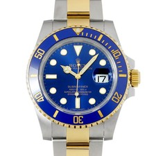 Rolex ROLEX Submariner date 116613LB blue WATCH 729321