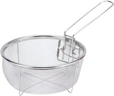 Stainless Steel Deep Fry Basket with Detachable Handle for Frying, Serving...