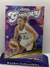 Jacy Sheldon 2024 Prizm WNBA #2 Dallas Wings Groovy