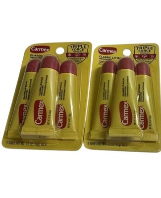 Carmex Medicated Classic Lip Balm  - Original Flavor, 2 Pack!