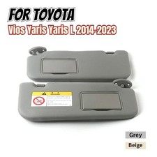 Sun Visor Gray Beige Left Right For Toyota Vios Yaris 2014-2022