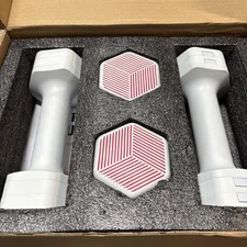 FIAR Adjustable Weight Dumbbells Set- a Pair 4Lb 6Lb 8Lb 10Lb (2-5Lb Each) GRAY