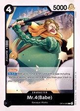 Mr.4(Babe) C The Azure Sea's Seven OP14-093 NM