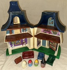 Vintage 1976 Weebles Haunted House Playset Hasbro Romper Room COMPLETE