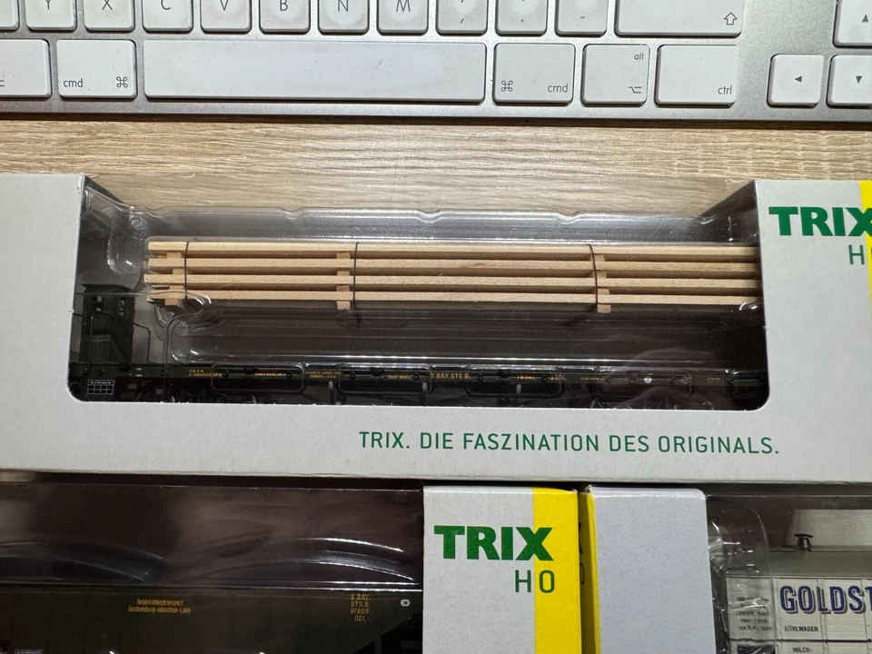 Trix 24104 Güterwagen Set der K.Bay.Sts.B. Unbespielt in OVP - Bild 3 von 4