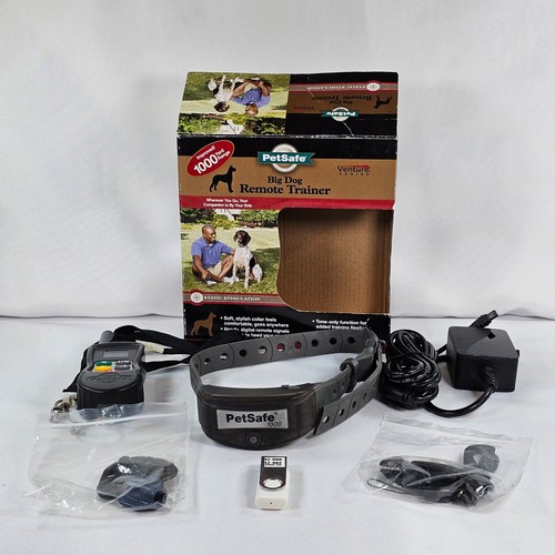 PetSafe Venture Series Big Dog Remote Trainer 1000 Yard Range Black Tested