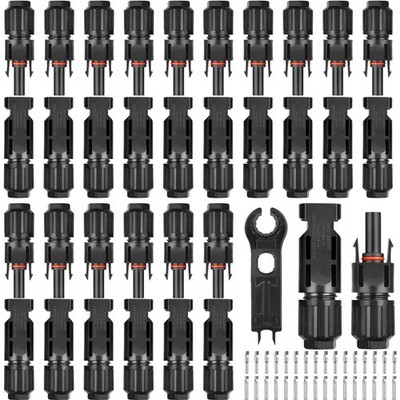 Solarstecker Set 16 Paar  photovoltaic Kabelverbinder für 2.5 4 6 mm² Solarpanel