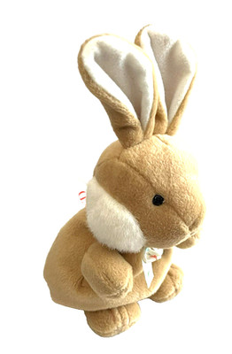 Gotta Getta Gund Beanny Bunny Tan and White Rabbit 9'' Tall NWT Old Stock