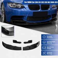 Frontspoiler Optik Hochglanz Schwarz F�r BMW E90 E91 E92 E93 M3 09-11 vierteilig