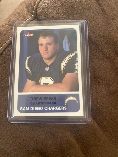 Drew Brees #8 2002 Fleer card