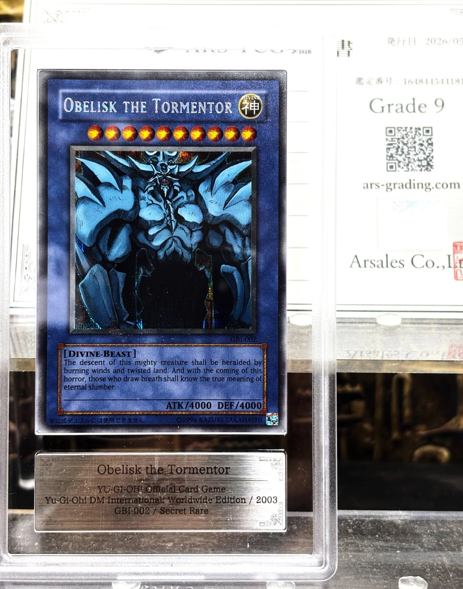 Preços baixos em Obelisk The tormentor Yu-gi-oh! TCG Secreto RARO