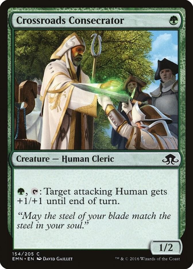 Crossroads Consecrator 154 Common Eldritch Moon Magic: The Gathering Near Mint