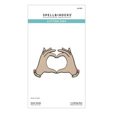 Spellbinders S4-1387 Heart Hands Etched Dies