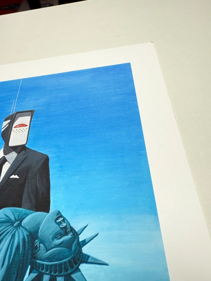 Earth Crusher Lady Liberty 售罄签名印刷版 Banksy Street Art 1XRUN — 第 4/4 张图片