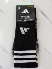 Adidas Copa Zone Cushion Soccer Socks Aeroready Black Size Medium
