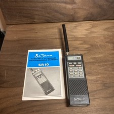 Cobra SR 10 handheld scanning receiver Powers On With Manual