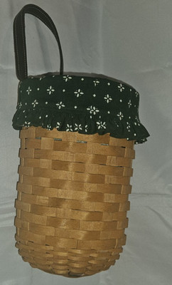 Longaberger 2001 Large Gatehouse Hanging Basket With Liner