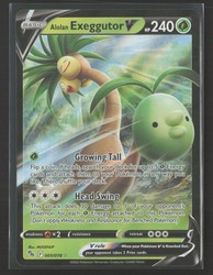 Alolan Exeggutor V 005/078 Pokemon GO Ultra Rare Holo