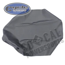 Quad Works Cycle Works Seat Cover - Gripper Black - 36-18085-01