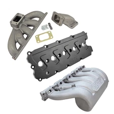 Turbo manifold, cast aluminum valve cover & intake manifold for VW Jetta/Golf MK
