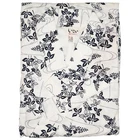 VTG Japanese Nemaki Cotton Onsen Hot Spring Kimono Floral Print: Womens Medium