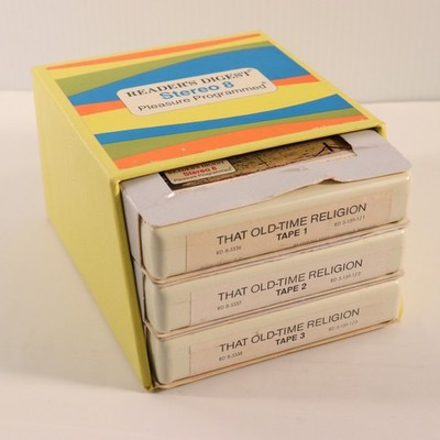 That Old Time Religion 8-Track 3 Tape Box Set REFURBISHED TESTED Reader's Digest