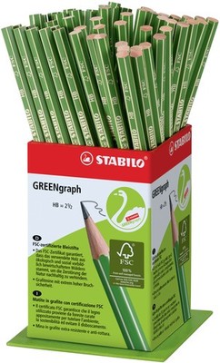 STABILO Bleistift GREENgraph Härtegrad: HB 60er Display