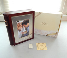 Lenox Forevermore Silverplate Photo Storage Case Holds 160 4" x 6" Photos READ 