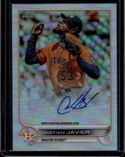 2022 Topps Chrome #CVA-CJ Cristian Javier Veteran Autographs Refractor