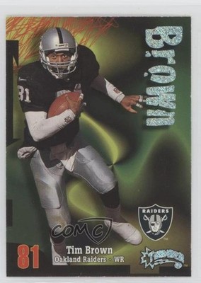 1998 Skybox Thunder Rave 66/150 Tim Brown #131 HOF 09gn