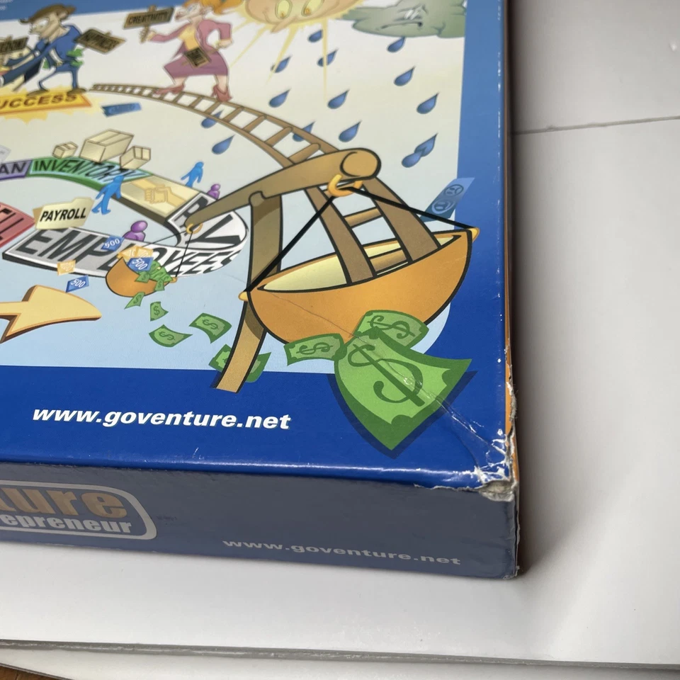 GoVenture Entrepreneur Board Game - Very Rare - Financial Literacy Business Game - Image 3 of 4