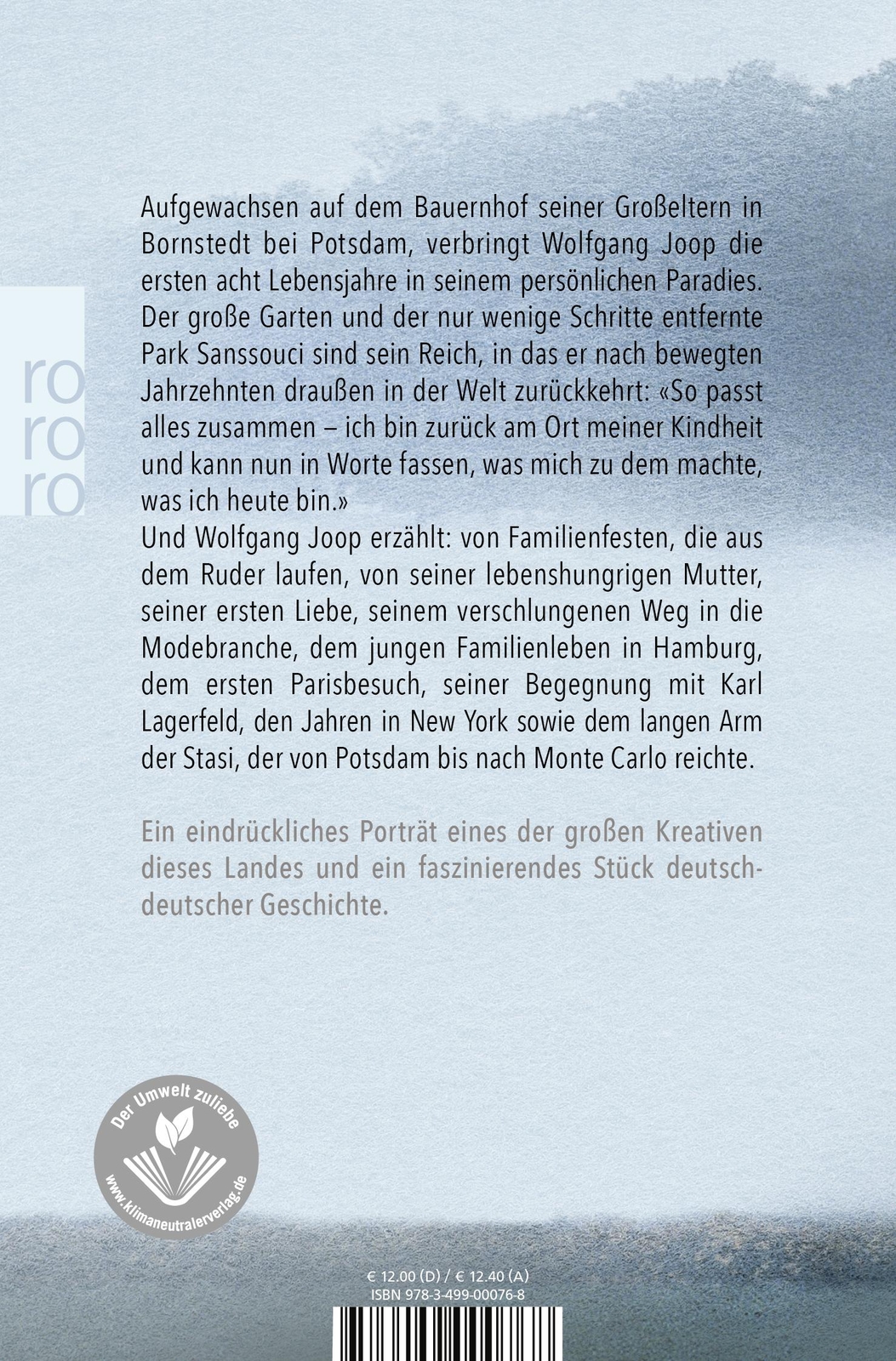Thumbnail - Die Einzig Mögliche Zeit, Wolfgang Joop