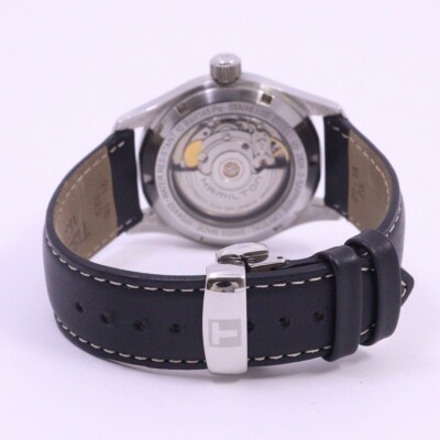 HAMILTON H704450 Khaki Automatic Field Men's Watch Analog SS Black