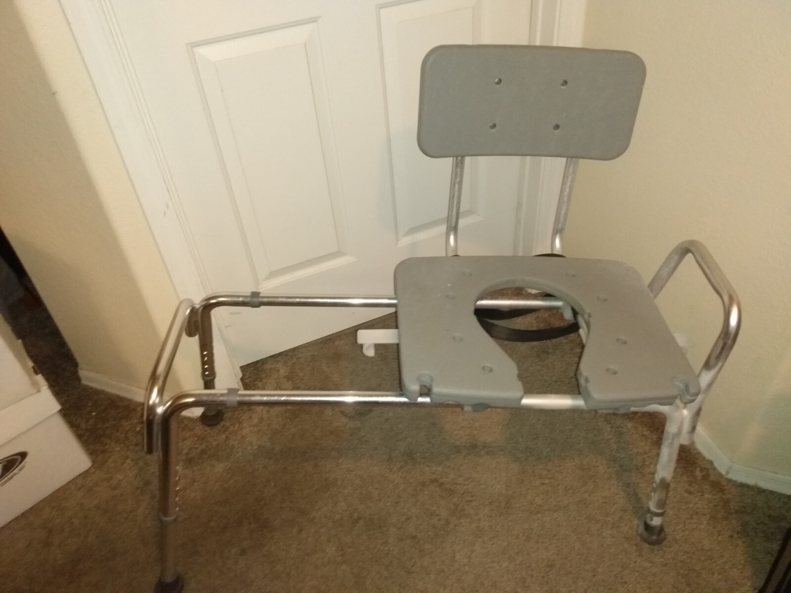 DMI 52217341900 Tub Transfer Bench and Sliding Shower Chair Used