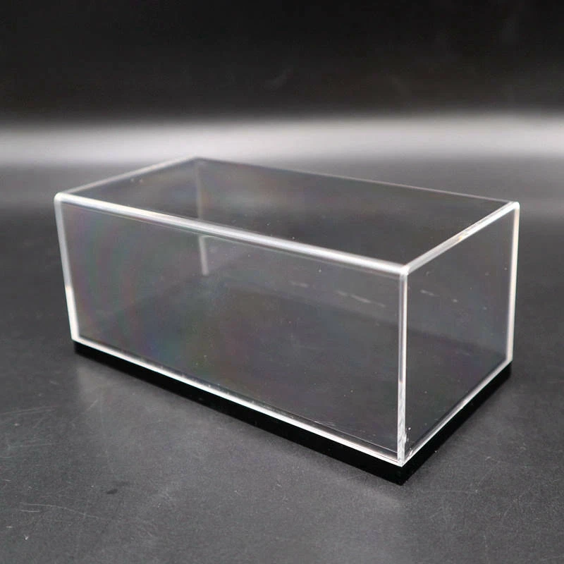 Model Car Acrylic Display Transparent Dust Proof Box Black Base Lot of Size Case