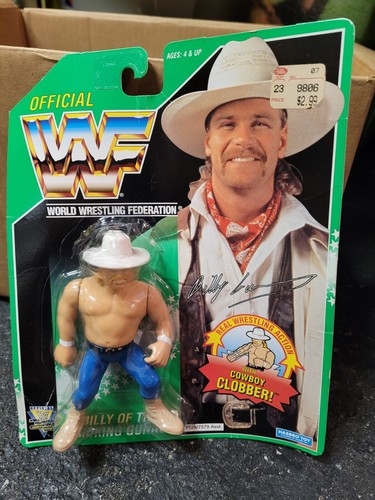 RARE WWF Hasbro Green Card Series Billy of Smoking...