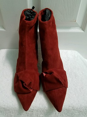 ZARA LEATHER ANKLE BOOTS EUR 39/40 US 8/9 6102/101 NWT