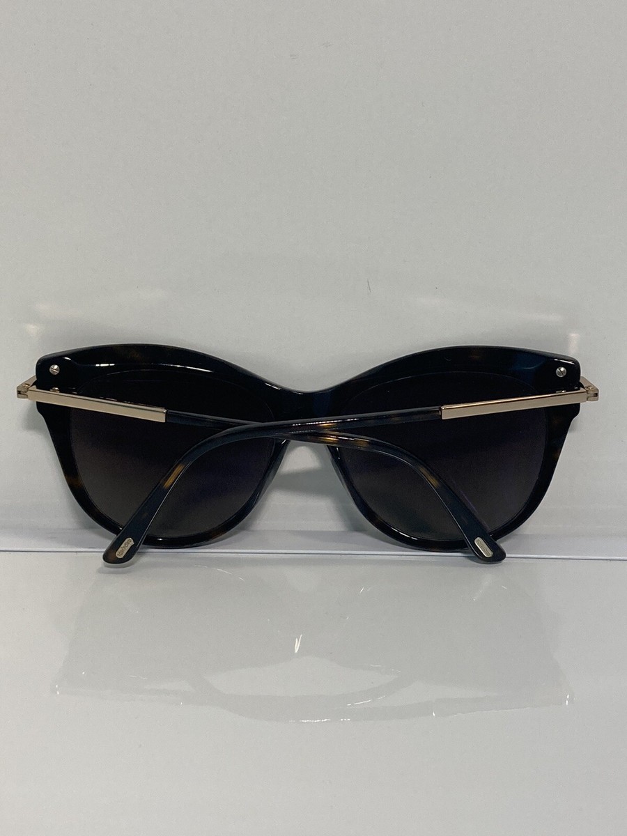 Tom Ford sunglasses Kira Polarized TF821 52H Cat Eye Authentic New Havana Demo Tom Ford TF821 52H Sunglasses Havana Frame Brown  main image 3