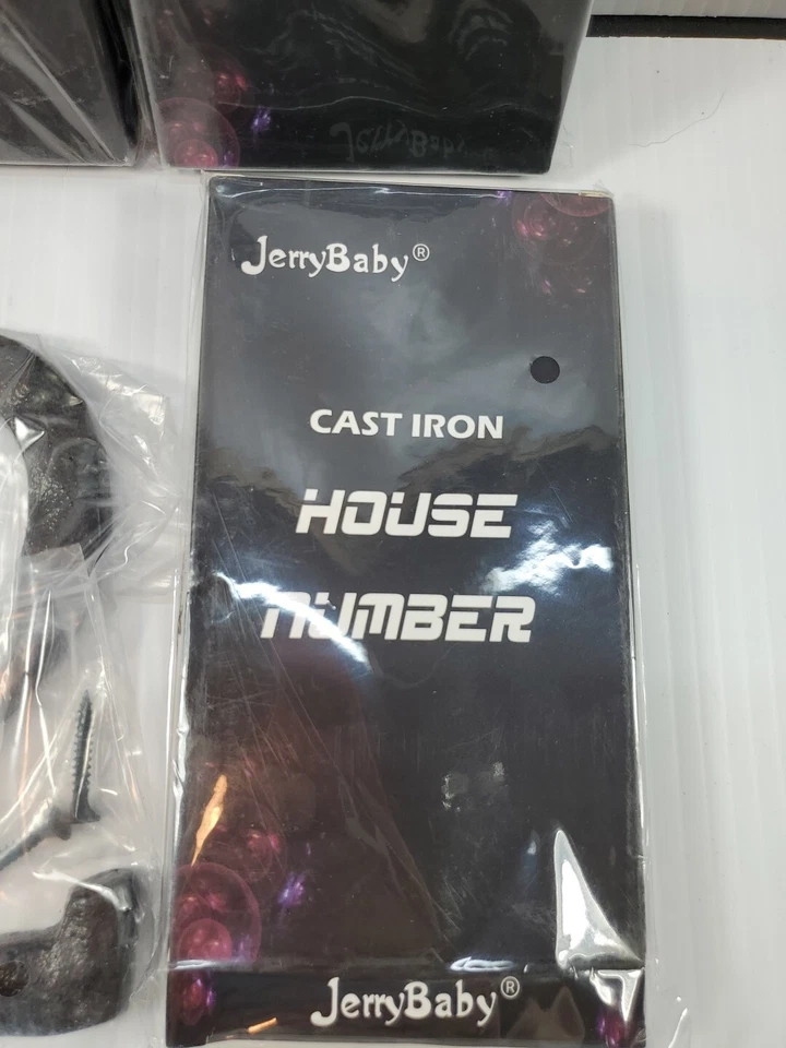 Jerry Baby Cast Iron Rustic Brown #2 Cast Iron House Number 5.5inch New Lot Of 3 - Image 2 of 4